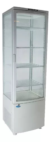 Vitrina Vertical Refrigerada 4 Niveles Blanca Certificado